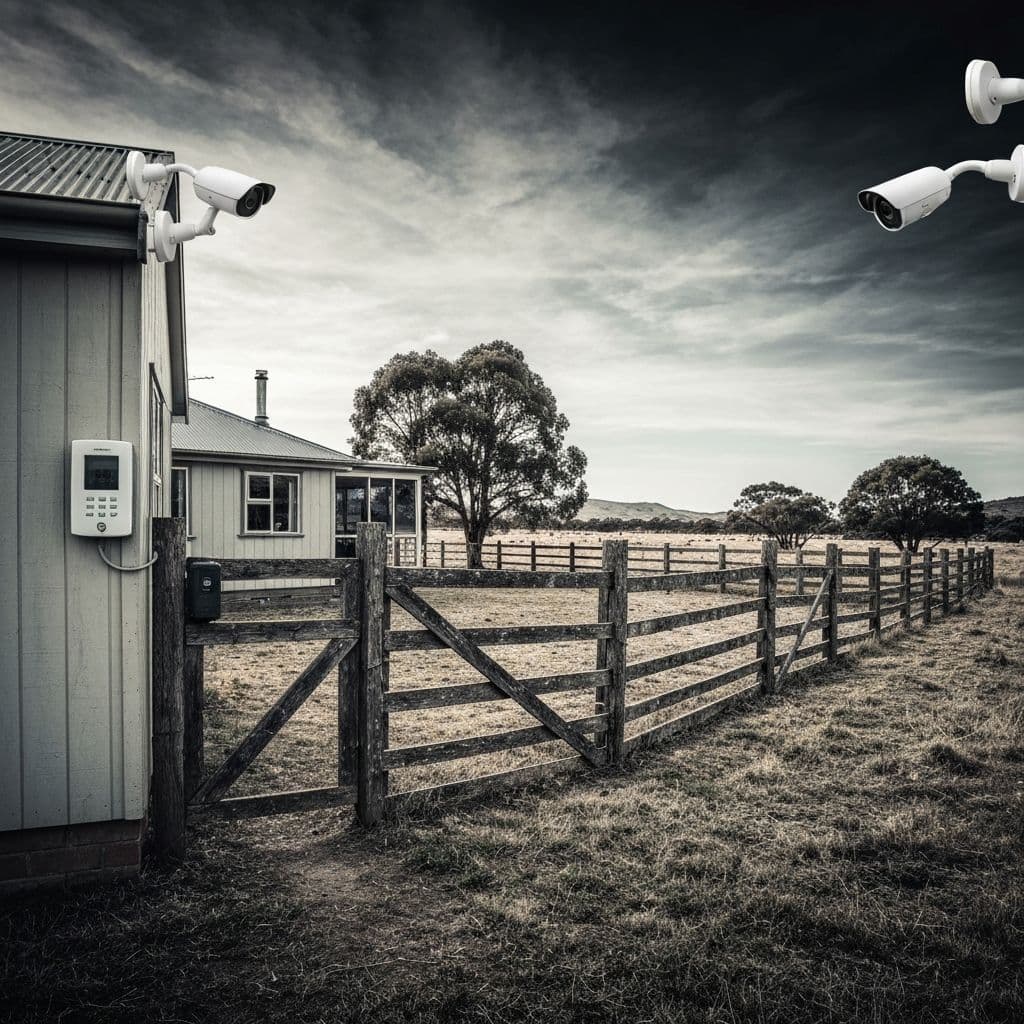 Alarme em casa de férias rural
