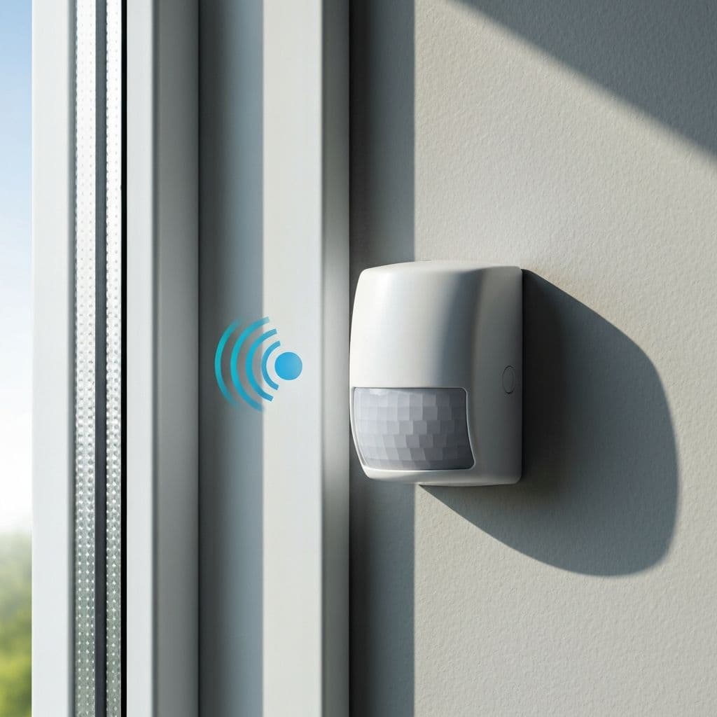 Alarme wireless instalado em moradia