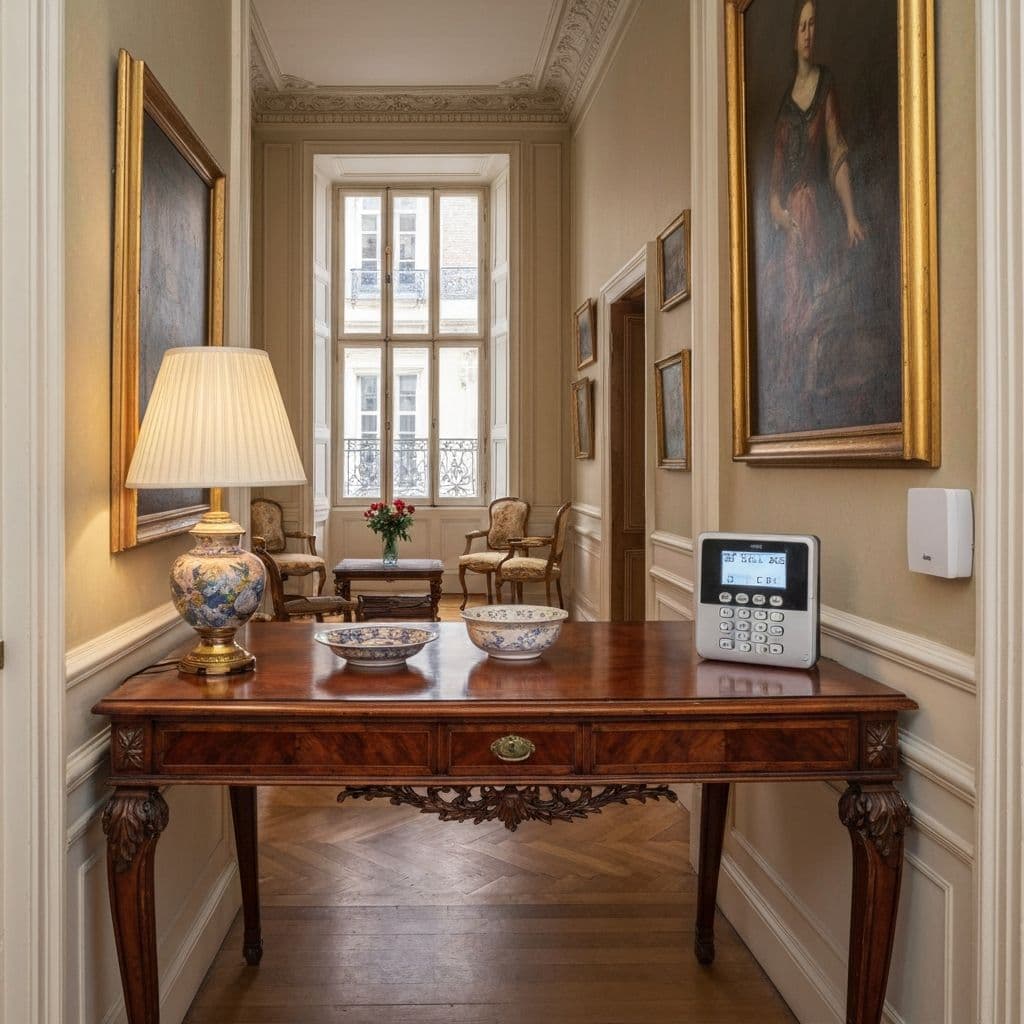 Alarme em apartamento histórico